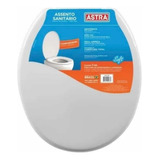 Assento Sanitário Para Vaso Oval Branco Universal Astra 