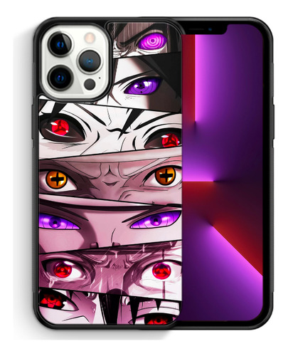 Funda Protectora Para iPhone Ojos Sharingan Sasuke Naruto