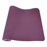 Mat De Yoga Tpe 1.83m X 60cm Grosor 6mm Color Violeta