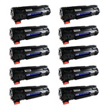 Kit 10x Toner Comp Ce285a 285a 285 P1102 P1102w M1132 M1212