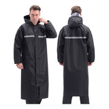 Impermeable Gabardina Negro Para Adulto Chamarra Chaqueta