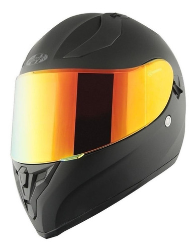 Casco Para Moto Integral Joe Rocket Rkt 14  Negro Y Naranja  Ion Talla M 