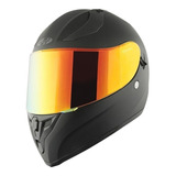 Casco Para Moto Integral Joe Rocket Rkt 14  Negro Y Naranja  Ion Talla M 