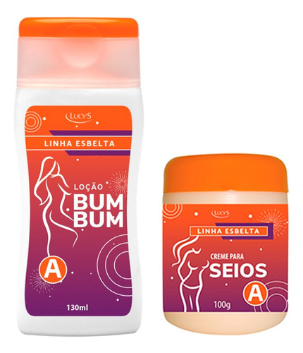 Kit Creme Para Aumentar Seios + Loção Para Aumentar Bumbum