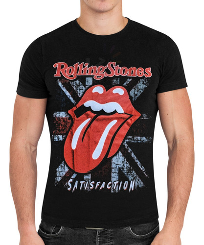 Playera Banda De Rock The Rolling Stone Caballero Algodón 