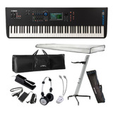 Teclado Sintetizador Yamaha Modx8+ Plus C/kit Loja Oficial