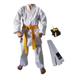 Kimono Karate Infantil Reforçado + Faixa Branca + Brinde