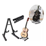 Soporte Plegable Portatil Guitarras Acustica Electrica Metal