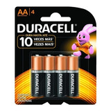 Pilha Alcalina Aa C/ 04 Un - Duracell