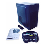 Computador Desktop Brazilpc I3 4gb 500hd Hdmi Win 10 Pro