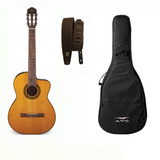 Violão Takamine Gc1 Ce Nylon Eletrico Nat + Correia+ Bag