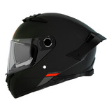 Casco Para Moto Mt Helmets Thunder Thunder 4sv  Negro Mate Talla L 