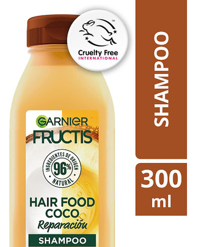 Shampoo Fructis Hair Food Coco Frasco X 300 Ml
