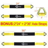 Trekassy 2 X 96 Sistema De Down Eje De Coches Lazo Con 2 C