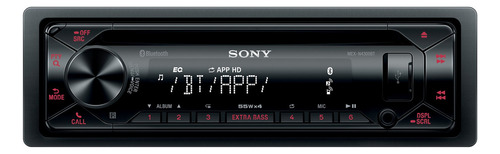 Stereo Auto Sony Cd Bluetooth Usb Aux 55wx4 Mex-n4300bt