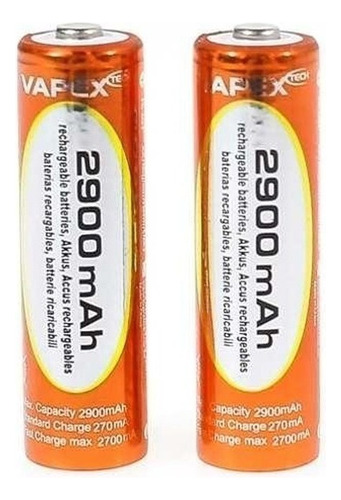 Pila Recargable Aa 2900mah Ni-mh Vapex Blister X 2 Unidades