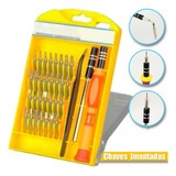 Kit Jogo De Chaves Torx 32 Peças Reparo Conserto Celula Cp42