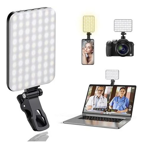 Luz Led Recargable Selfie Led, Portátil 3 Modos De Luz.