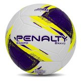 Bola De Futebol Campo Penalty Bravo Xxiii - Branco_roxo