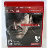 Metal Gear Solid 4 Guns Of The Patriots Ps3 Físico