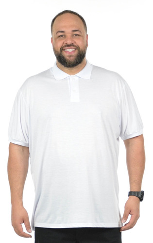 Polo Masculina Malha Fria Plus Size Fenomenal