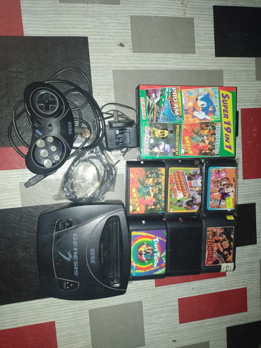 Sega Genesis Con Juegos Y Algunas Fallas