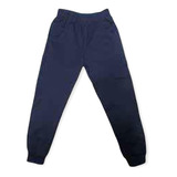 Pantalon Buzo Azul Marino Con Puño,escolar,algodon/franela