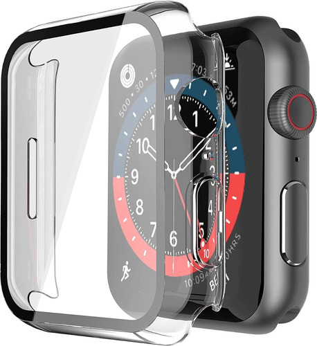 Funda Con Templado 360 Para Apple Watch 45 Y 41mm Protector