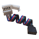 5 Extensiones Tira Rgb Ch Conector  Sin Soldar Led Rgb 10mm