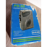 Rádio E Tape De Bolso Cce Model Ps95 Pocket Stereo Auto Raro