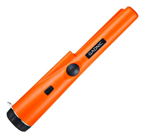 Detector De Metales Con Indicador De Profundidad Escaneo 360 Color Naranja