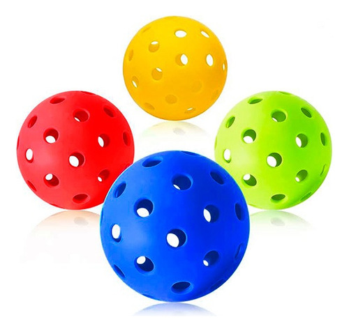 Set 12x Pickleball Pelotas 74 Mm 