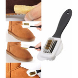 Limpiador De Cuero Suede Brush Portátil De 4 Vías, Nubuck, 2