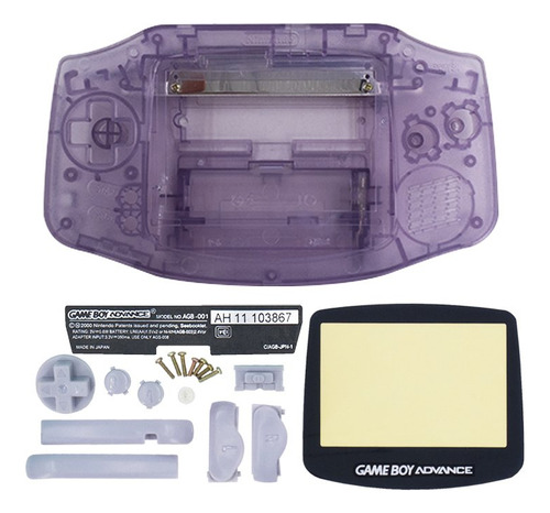 Carcasa Para Game Boy Advance (gba) Atomic Purple (clear)