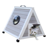 Refugio Para Gatos Al Aire Libre Resistente Al Clima