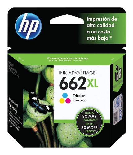 Cartucho Hp 662xl Color Original Cz106al 2515 1515 2545 3545