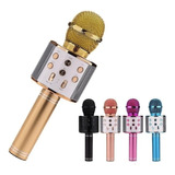 Micrófono Karaoke Bluetooth Inalámbrico Con Parlantes. Efectos Especiales. Bm600 Vt-power