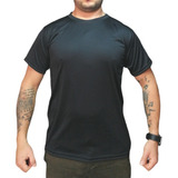 Camiseta Deportivo Gym Lycra Militar Negra  