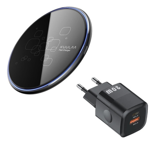 Cargador Carga Rápida Para iPhone 11 Se Xs Xr 8 + Usb-c 20w