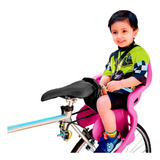 Cadeirinha Traseira Kid Bike + Bagageiro Flex Aro 26/29 Cor Rosa-chiclete