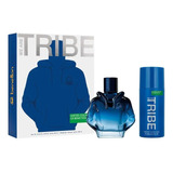 Set Perfume Benetton We Are Tribe Edt Para Hombre 90 Ml