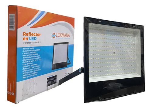 Reflector Led 200w Blanco Frio Ip65 Exteriores