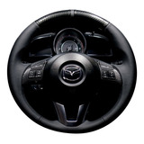 Funda Cubre Volante Mazda 2014-2017 Fibra 5d Piel Auténtica 