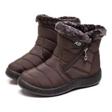 Botas De Nieve De Las Mujeres Impermeable Mantener Caliente