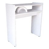 Mesa Manicure Porta Esmaltes Aparador Carrinho Auxiliar Mdf