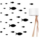 Adesivo Decorativo, Peixes 100 Unidades