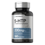 5 Htp 200mg Horbaach 180 Capsul Maxima Potencia Mejora Sueño