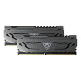 Memoria Ram Viper Steel Gamer Color Gunmetal Grey 8gb 2 Patriot Pvs48g320c6k