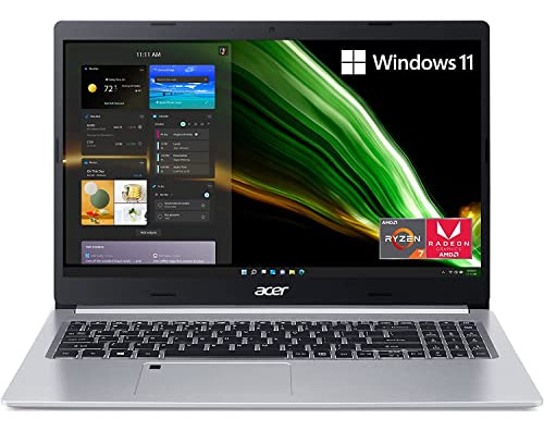 Laptop Acer Aspire 5 Slim 15.6  Ryzen 7 8gb 256gb - Plata