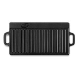 Chapa Grill De Ferro Fundido Reversível 8320 51 Cm Preto Mta